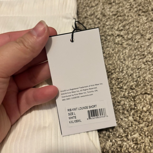 Knix Pima Cotton Lounge Shorts - size L - Picture 6 of 6